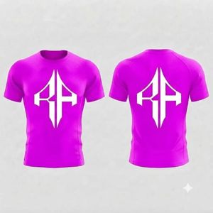 Camiseta Deportiva de Manga Corta para Hombre, Cuello Redondo, Sublimación de Alta Calidad, Secado Rápido, Transpirable, Spandex/Poliéster, para MMA - Product Image 1