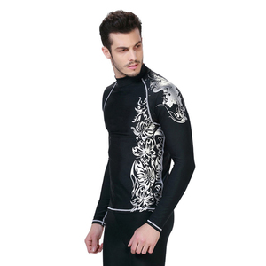 <b>Compression</b> Mma Rashguard Jiu Jitsu Fitness Boxing Jerseys Bjj Gym Training Rash Guard <b>Men</b> - Product Image 3