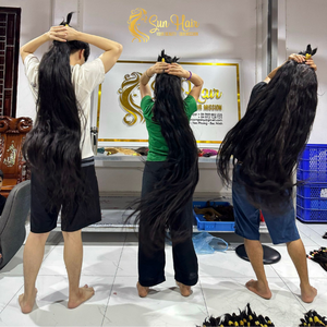 Vente en gros de cheveux vietnamiens bruts, cheveux en vrac, cuticules non traités, extensions de cheveux humains alignés - Product Image 4