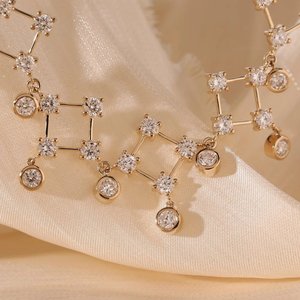 Collier de créateur pour femme en moissanite, chaîne à maillons en argent sterling 925, luxueux, étincelant, style hip-hop, serti en canal, cadeau personnalisé - Product Image 4