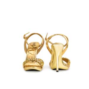 Calzado de novia elegante Sandalia de tacón dorado FN6019 - Product Image 2