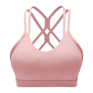 Sujetador Deportivo de Alta Calidad para Mujer, Tallas Grandes, Personalizado, Ropa de Gimnasio Resistente, Ropa de Yoga sin Costuras con Gran Soporte - Product Image 1