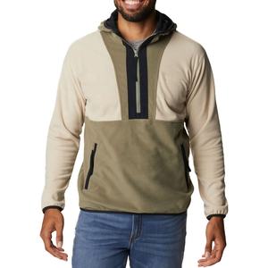 เสื้อมีฮู้ดผ้าฟลีซหลายสีแนวสตรีทฮิปฮอปแบบซิปครึ่งตัว - Product Image 2