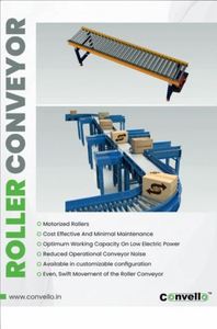 Convoyeur à rouleaux par gravité en acier inoxydable, ligne de convoyage à rouleaux, vitesse réglable, manutention de matériaux durables, tension personnalisée pour - Product Image 3