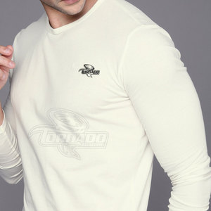 T-shirt à manches longues 100 % coton pour homme, design unique, nouvelle collection, coupe classique, imprimé, séchage rapide, respirant, col rond, couleur personnalisée - Product Image 4