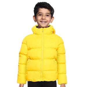 Veste d'extérieur décontractée confortable pour enfants, manteau d'hiver chaud et tendance, vente en gros de doudounes à capuche pour enfants - Product Image 1