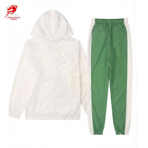 Ensemble coupe-vent léger et très vendu pour le sport, veste et pantalon deux pièces pour tenue active adulte - Product Image 4