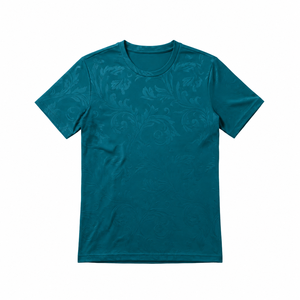 T-shirts pour hommes grande taille en polyester et coton tissé, respirants, écologiques, avec logo personnalisé imprimé en gros - Product Image 1