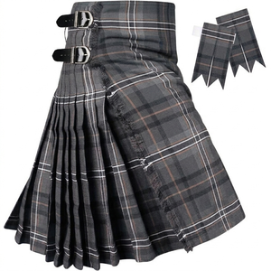 Nuevo Kilt Escocés Personalizado 2026 para Hombre, Falda Plisada con Contraste de Color, Hecho de Lana, Fabricante de Kilts Tradicionales - Product Image 5