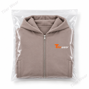 Sweat-shirt à capuche zippé décontracté pour homme, 470 GSM, coton French Terry, streetwear lourd, fermeture éclair intégrale, fabricant OEM, marque privée - Product Image 6