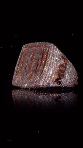 Anillos de Boda Unisex de Plata de Ley 925 de Última Tendencia, Certificados por GRA, Claridad VVS D, Diamantes Moissanite, Anillos Únicos para Fiesta HUMERA - Product Image 3