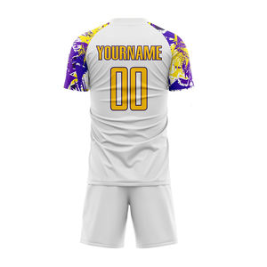 Conjunto de Camisetas de Fútbol Personalizadas |   Uniforme de Fútbol Personalizado |   Kit de Sublimación para Equipos |   Nombre y Número Personalizados |   Fabricante de Ropa Deportiva OEM ODM - Product Image 4