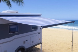 Toldo Lateral Completo para Caravanas de Viaje con Luz LED para Vehículos Recreativos - Product Image 3