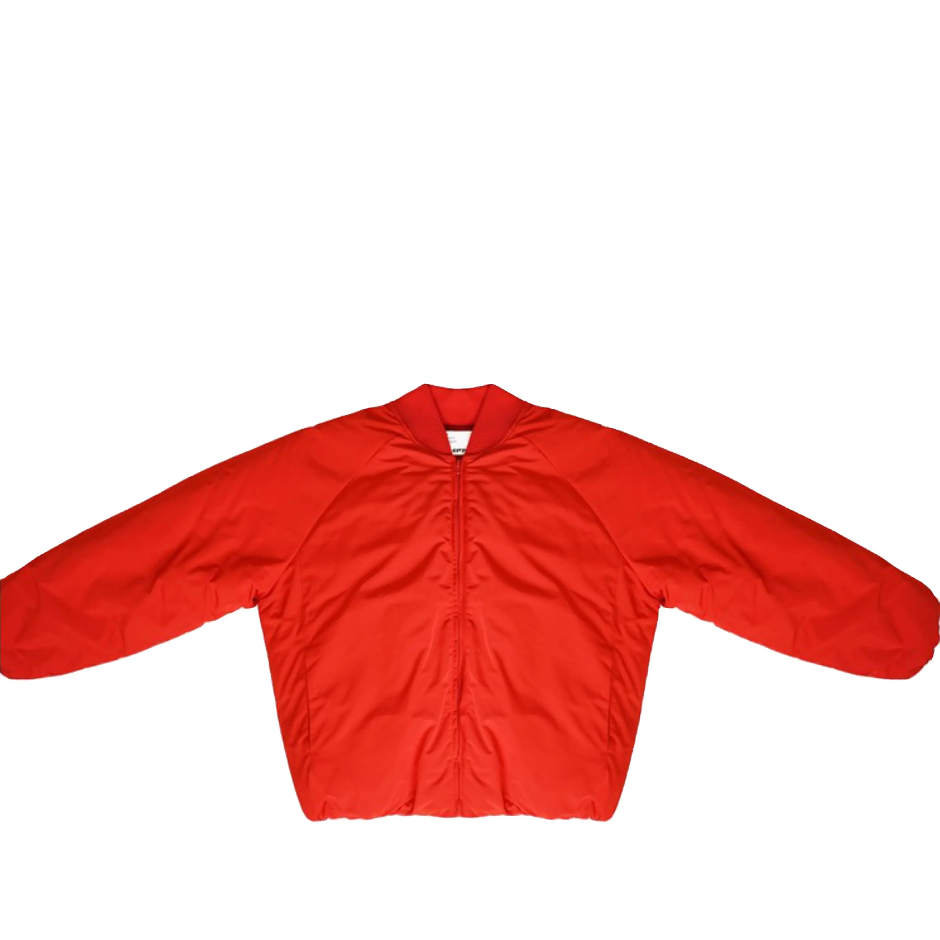 Jaket Hoodie Puffer musim dingin pria, pakaian jalanan bermotif desain terbaru kustom jaket Puffer 2024
