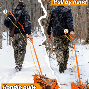 ชุดลากกวางแบบหนัก ทนทานต่อการฉีกขาด พร้อมสายรัดไหล่และเชือก อุปกรณ์ล่าสัตว์ โดย Imra Impex - Product Image 2