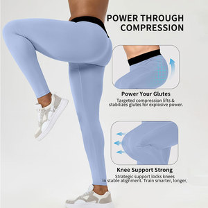 Legging à coutures renforcées pour hommes, ultra fin, léger, respectueux de la peau, durable, coupe ajustée, design tactique à plusieurs poches - Product Image 4