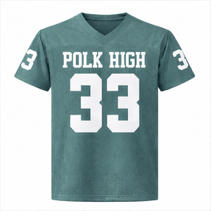 Maillot de football athlétique pour homme en Spandex et Nylon, sans manches, col rond, séchage rapide, logo par transfert thermique, nom d'équipe personnalisé, coupe classique - Product Image 1