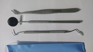 Juego de 3 Herramientas de Diagnóstico Dental, Kit de Examen Dental Básico, 3 Piezas de Instrumentos Quirúrgicos Dentales Básicos con Empuñadura Manual - Product Image 2