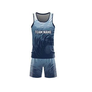 Tenue de sport personnalisée OEM : Débardeur et short de course en polyester et élasthanne à séchage rapide – Vente en gros pour fabricants de vêtements d'équipe - Product Image 3