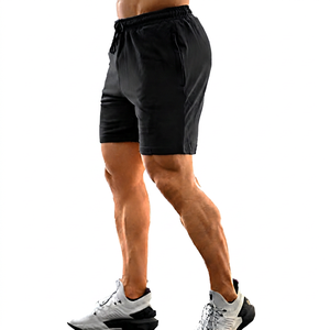 Shorts Bermuda pour Homme à Carreaux Bleu Marine Sportifs Écologiques Séchage Rapide Respirants Anti-Plis avec Taille Élastique et Poches - Product Image 5