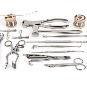 Juego de 17 piezas de instrumentos quirúrgicos ortopédicos veterinarios de excelente calidad. - Product Image 1