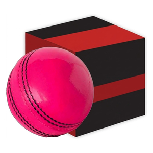 Wholesale Durable Hand Stitched Leather Cricket <b>Ball</b> Set 156g Standard <b>Weight</b> Pink and Black Professional Match <b>Balls</b> - Product Image 1