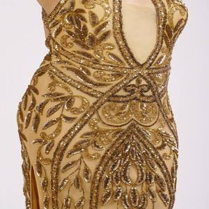 High End Designer Womens Evening Gown Bodycon Mermaid Dress with Train Elegant Formal Event Wear | India Supplier 2026 New Style - Product Image 3