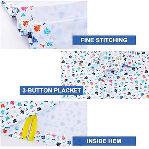 เสื้อโปโลกอล์ฟผู้ชาย ระบายอากาศได้ดี ผ้าสเตรช สไตล์คลาสสิก เสื้อผ้ากีฬา เสื้อโปโลกอล์ฟ - Product Image 5