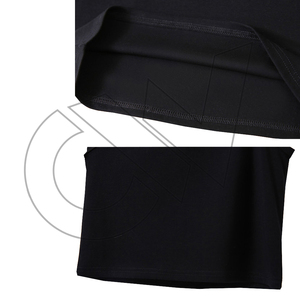 Top Corto de Punto Negro sin Mangas para Mujer, Cuello Redondo, Color Sólido, Corte Regular, Ropa de Verano, Bordado, Ecológico - Product Image 4