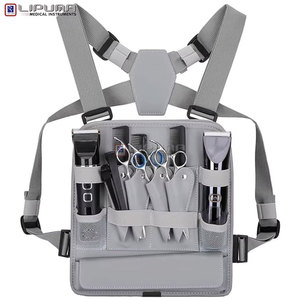 Estuche Portátil para Herramientas de Barbería con Correas Ajustables, Cinturón de Cuero Resistente para Estilistas de Cabello con Compartimentos para Bolsa de Cintura - Product Image 5