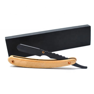 Top Selling Professional Barber Straight Razor Stainless Steel Anti-Rust Plastic Handle A+ Grade Quality Grooming Tool for <b>Men</b> - Product Image 5