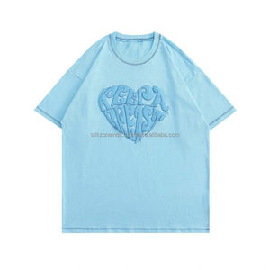 เสื้อยืดสตรีทสไตล์ผู้ชายแบบสั่งทำพิเศษ พิมพ์ลายดิจิทัล ระบายอากาศได้ดี คุณภาพสูง แขนสั้น ผ้าฝ้าย/โพลีเอสเตอร์ ทรงปกติ ซักแล้ว - Product Image 5