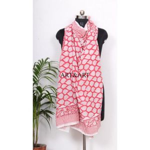 Hermoso Pareo de Algodón Estampado a Mano con Diseño Floral, Tela de Playa para Mujer, Cubre Bikini, Cubre Traje de Baño, para Cuerpo y Cuello - Product Image 6