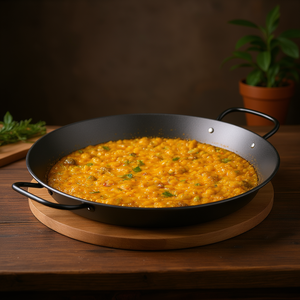 Padella Antiaderente in Acciaio da 40 Cm per Cucinare la Paella - Product Image 3