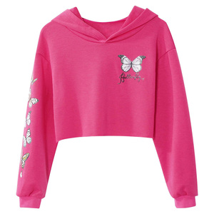 Sudadera con capucha personalizada con logo, para mujer, talla grande, estilo urbano, blusa corta con cremallera, sudadera de diseñador para mujer - Product Image 1