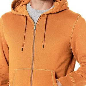 Sweat à capuche pour homme de qualité supérieure, sur mesure, confortable, coupe classique, couleur unie, manches longues, pour un usage quotidien, en vente - Product Image 2