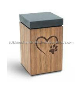 Funeral Wooden Urn <b>Box</b> for Pet Ashes Wood Cremation Urns for Cat and Dog Ashes <b>Keepsake</b> Urns at Low Price - Product Image 2