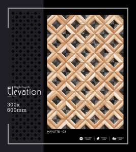 Carrelage mural en porcelaine de haute qualité, 300x600mm, 30x60cm, 12x24, finition mate, texture perforée, céramique décorative, panneau mural pour salle de bain - Product Image 4