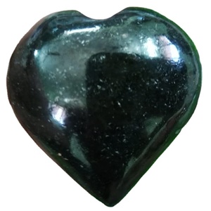 Haute qualité indien Nummaite coeurs gonflés Agate pierre semi-précieuse artisanat pour Feng Shui amour et guérison cristal pierre précieuse - Product Image 1