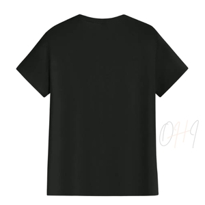 Camiseta de Algodón Lisa para Hombre, con Logotipo Personalizado, Estilo Urbano, Talla Grande, Manga Corta, Alta Calidad, Venta al Por Mayor - Product Image 4