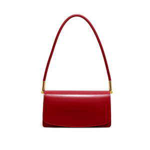 Bolso Negro de Moda, de Cuero Genuino, Estilo Vintage, Bolso de Hombro, Bolso Bandolera, Clásico, Casual, para Mujer - Product Image 3