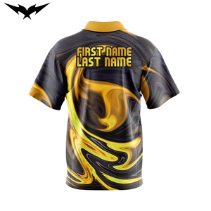 Camisetas de boliche personalizadas al por mayor, totalmente sublimadas, hechas a medida, 100% poliéster, para unisex, jersey premium personalizado. - Product Image 2