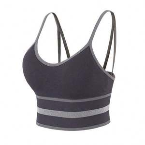 Soutien-gorge de sport pour femmes à maintien élevé et style simple, vente en gros |   Soutien-gorge de sport respirant à séchage rapide avec logo personnalisé OEM - Product Image 3