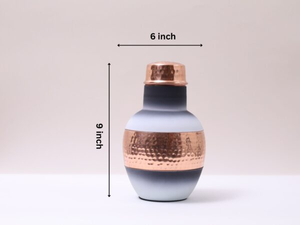 New Arrival 99% Pure Copper 1000ml Reusable Eco-Friendly Sport Water <b>Bottle</b> for Drinking & Storing at Reasonable Price - Product Image 3