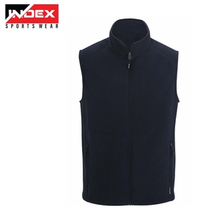 <b>Men</b> Puller Fleece <b>Vest</b> Warm Sleeveless Jacket Zipper Closure Soft Fabric Winter Outdoor <b>Gym</b> Sportswear <b>Vest</b> - Product Image 1