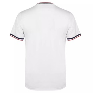 T-shirt personnalisé avec logo imprimé par sublimation du fabricant, vêtements décontractés pour hommes, 100% coton, design uni - Product Image 3