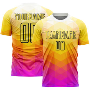 Camiseta de Fútbol Sublimada Personalizada, Transpirable, para Clubes de Fútbol, Ropa Deportiva Masculina, Uniformes de Fútbol al por Mayor - Product Image 1