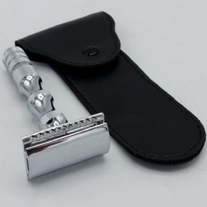 Safety Razor Plus Double Edge Shaving Blades <b>Shaver</b> Great Quality <b>BARBER</b> Salon CUT THROAT - Product Image 5