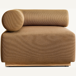 Single <b>sofa</b> made of teak wood with soft and durable cushions for outdoor or indoor use, good quality - Product Image 2