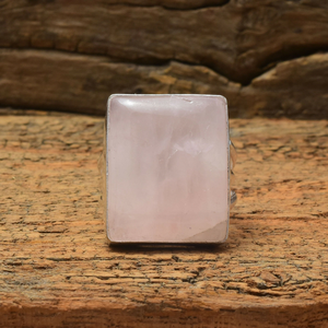 925 Sterling Silver Classic Designer <b>Ring</b> Natural Rose <b>Quartz</b> Gemstone Elegant Wedding Anniversary Valentine's Day <b>Ring</b> For Her - Product Image 2